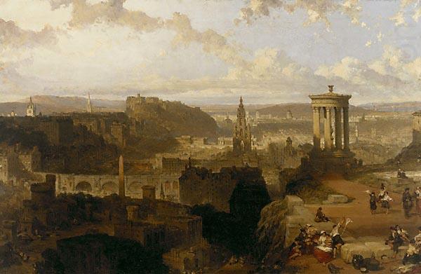 Edinburgh from the Calton Hill, David Roberts